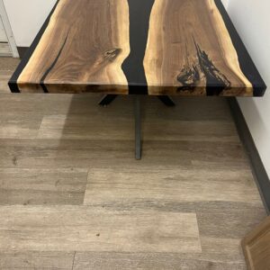 Walnut and Epoxy Coffee Table